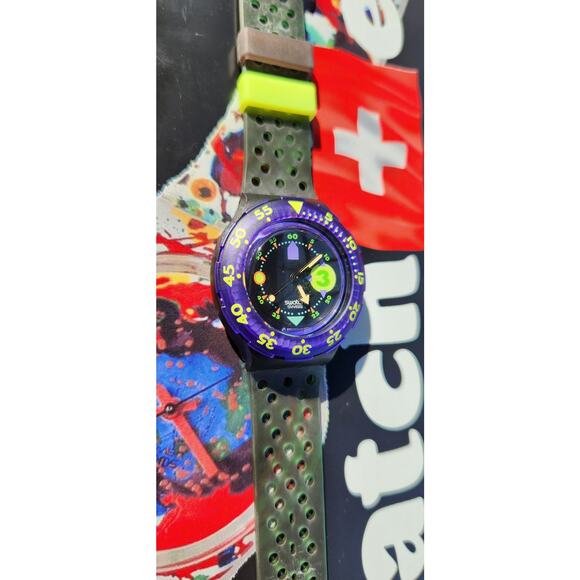 Swatch watch CAPTAIN NEMO 1992 Scuba New old stock - Picture 4 of 9